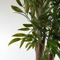 Leaf 140Cm Uv Resistant Ruscus Tree- 2716 Leaves, Green