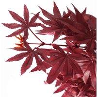Leaf 120Cm Artificial Red Maple Tree, Red