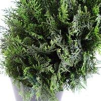 Leaf 120Cm Spiral Cedar Tree Artificial Topiary, Green