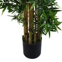 Leaf Design 120Cm Artificial Oriental Bamboo Plant, Green