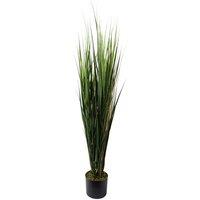 Leaf Artificial 130Cm Grass Uv Resistant Outdoor, Green