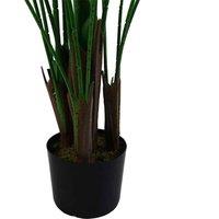 Leaf 125Cm Areca Palm Tree Uv Resistant Outdoor, Red