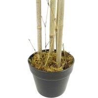 Leaf 120Cm 4Ft Artificial Bamboo Plants Trees - Natural Green, Green