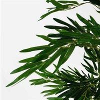 Leaf 150Cm 5Ft Artificial Bamboo Plants Trees - Natural Green, Green