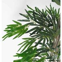 Leaf 180Cm 6Ft Artificial Bamboo Plants Trees - Natural Green Xl, Green