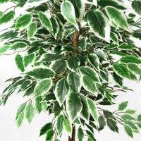 Leaf 150Cm Artificial Ficus Tree 1008 Silk Leaves, Green