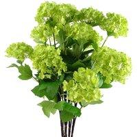 Leaf Pack Of 6 X 70Cm Artificial Viburnum Spray, Green