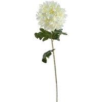 Leaf Pack Of 6 X 75Cm Extra Large Reflex Chrysanthemum - White, White