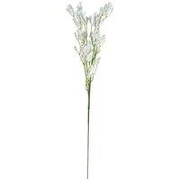 Leaf 65Cm Red Carnations Glass Ball Vase, Green
