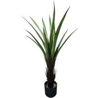 Leaf 90Cm Uv Resistant Artificial YUKka Plant, Green