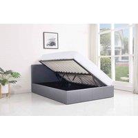 Kosy Koala Ottoman Storage Bed Grey Double 4Ft6 Leather Bedroom Furniture, Grey