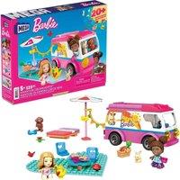 Mega Barbie Camper Building Toy Vehicle Playset, Pink