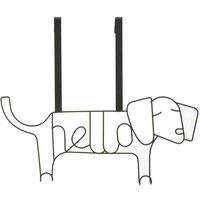 Maison By Premier Kirby Black Sausage Dog Hanger, Black