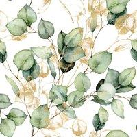 Muriva Ltd Muriva Eucalyptus Green Wallpaper, Green