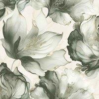 Muriva Ltd Muriva Elysian Floral Green & Gold Wallpaper, Green