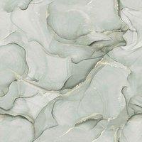 Muriva Ltd Muriva Elysian Marble Green & Gold Wallpaper, Green