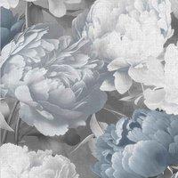 Muriva Ltd Muriva Doretta Floral Blue Wallpaper, Blue