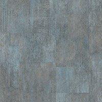 Muriva Ltd Muriva Kerr Texture Charcoal & Blue Wallpaper, Blue