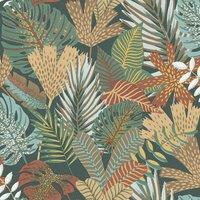 Muriva Ltd Muriva Khasi Jungle Green Wallpaper, Green