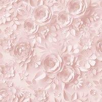 Muriva Ltd Muriva Origami Flowers Pink Wallpaper, Pink