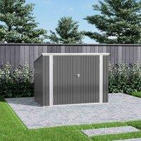 Garden Sanctuary 4 X 6 Ft Recycle Enclose Bin Storage Shed, Grey