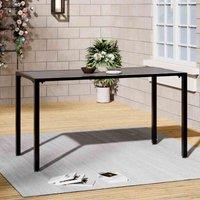 Garden Sanctuary 150Cm Width Rectangular Garden Dining Table With Parasol Hole, Grey