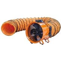 Cyclone 12inch 300Mm Dust Fume Extractor 110V With 10M Duct, Orange