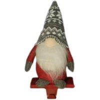 Samuel Alexander 30cm Plush Gnome Gonk Christmas Stocking Holder Decoration with Red Body