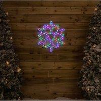 Samuel Alexander 57Cm Rgb Digital Light Up Christmas Snowflake With Remote Control & Timer Function, White