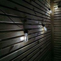 Samuel Alexander 4.5M White LED Connectable Festoon Lights Christmas Decorations, Clear