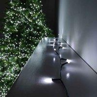 Samuel Alexander 480 LED 38.3M Premier Supabrights Indoor Outdoor Christmas Multi Function Mains Operated String Lights With Timer In Cool White, White