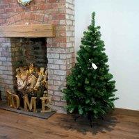 Samuel Alexander 4Ft 120Cm Imperial Pine Christmas Tree Green With 220 Tips 80Cm Diameter, Green