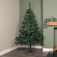 Samuel Alexander 6Ft 1.8M Green Artificial Christmas Tree With Green Metal Stand And 497 Tips, Green