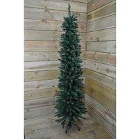 Samuel Alexander 220Cm 7Ft 3inch Premier Pencil Style Slim Christmas Tree In Green, Green