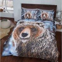 Rapport Home Big Bear Duvet Set Double Multi, Multi