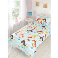 Rapport Home Mermaid Friends Duvet Set Double Multi, Multi