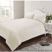 Rapport Home 400 Thread Count Quilt Cover Double Cream, Cream
