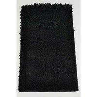 Rapport Home Oxford Shaggy Rug(55X85) Black, Black