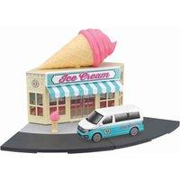 1 43 Street Fire Bburago City Ice Cream Shop Incl. 1 Car, Multi