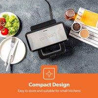 Geepas 850W Sausage Roll Maker Makes 4 Quick Rolls, Multi
