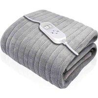 Dreamcatcher Sliver Deluxe Electric Heated Throw Blanket 160X120Cm, Silver