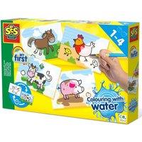 My First - Colouring With Water - Farm Animals, Multi