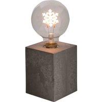 The Seasonal Gift Co. Square Snowflake Light With Cement Effect Base, Grey
