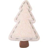 The Seasonal Gift Co. Fabric Tree Shaped Cushion, White