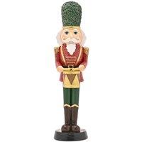 The Seasonal Gift Co. Nutcracker Figurine With Drum, Red