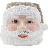 The Seasonal Gift Co. Santa Planter, White