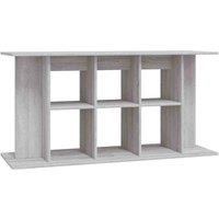 vidaXL Aquarium Stand Grey Sonoma 120x40x60 cm Engineered Wood, Grey