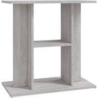 vidaXL Aquarium Stand Grey Sonoma 60x30x60 cm Engineered Wood, Grey