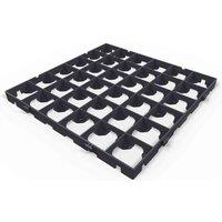 ProBase 6ft x 3ft Garden Shed Base Kit - 8 ProBase Grids - Includes heavy duty membrane and delivery, Black