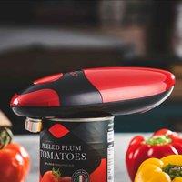 Cooks Professional Automatic Cordless Tin Opener Red/Black, Red